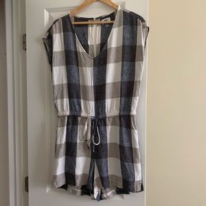 Plaid Romper